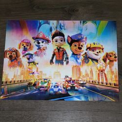 Paw Patrol Image Changing 3D Holographic Lenticular Poster 