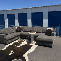 Gray 3 Piece Sectional Couch