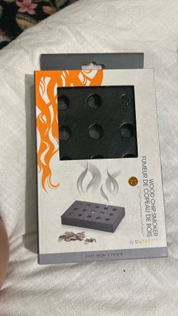 Cast Iron Wood Chip Smoker New!