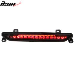 Fits 2024-2026 Ford Mustang GT-S Style LED ABS Rear Bumper Brake Light Smoked Len Red