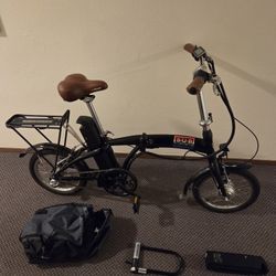 Blix Folding Bike With 2 Batteries And Bags