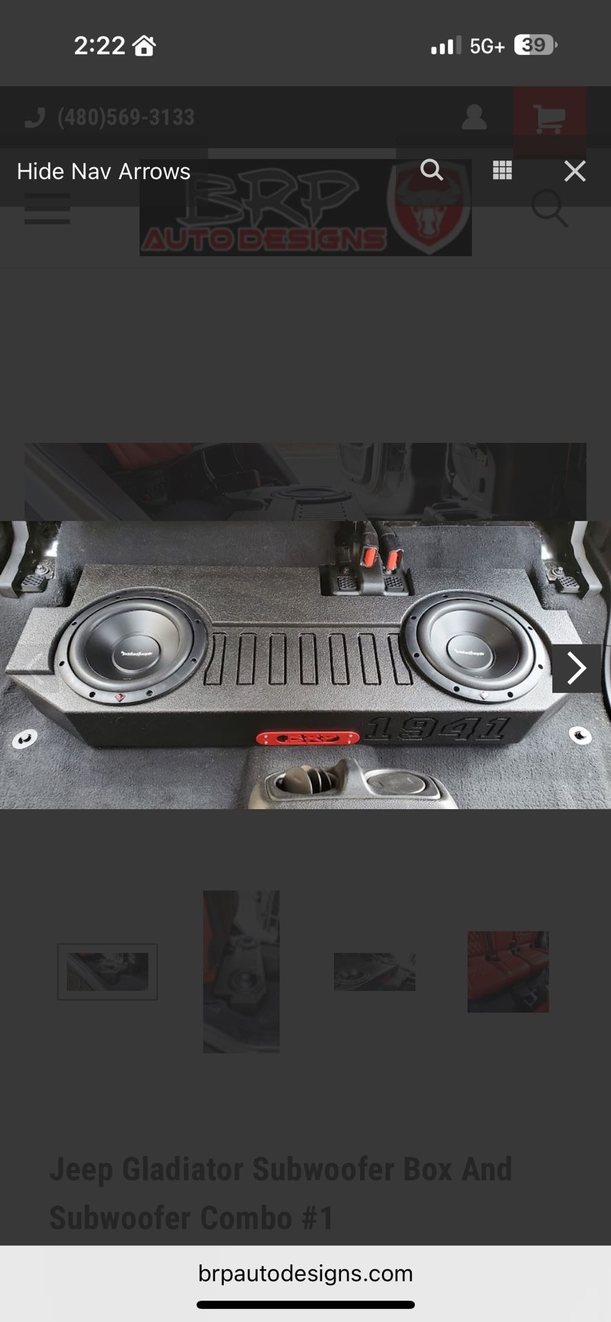 Jeep Gladiator Subwoofer 
