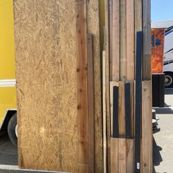 3-5/8x 4 X 8 Plywood;10-2 x 4 x 8 studs and much more $95 for all