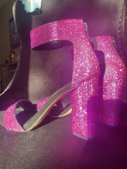 Pink High Heels Size  6