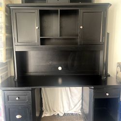 Office Desk Black 4 Drawer Filing Cabinet 