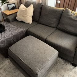Sectional With Ottoman