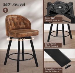Barstools swivel for island