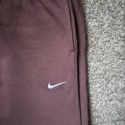 Burgundy Nike Sweats 
