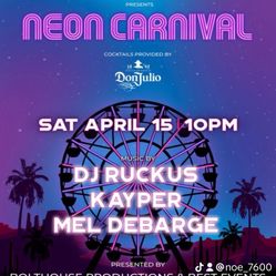 Neon Carnival Wristbands 