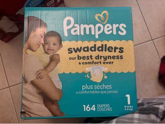 Pampers swaddles size 1