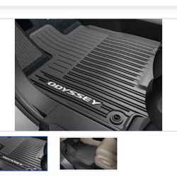 2018-2025 New Genuine Honda Odyssey All Season Floor Mats And Trunk Tray