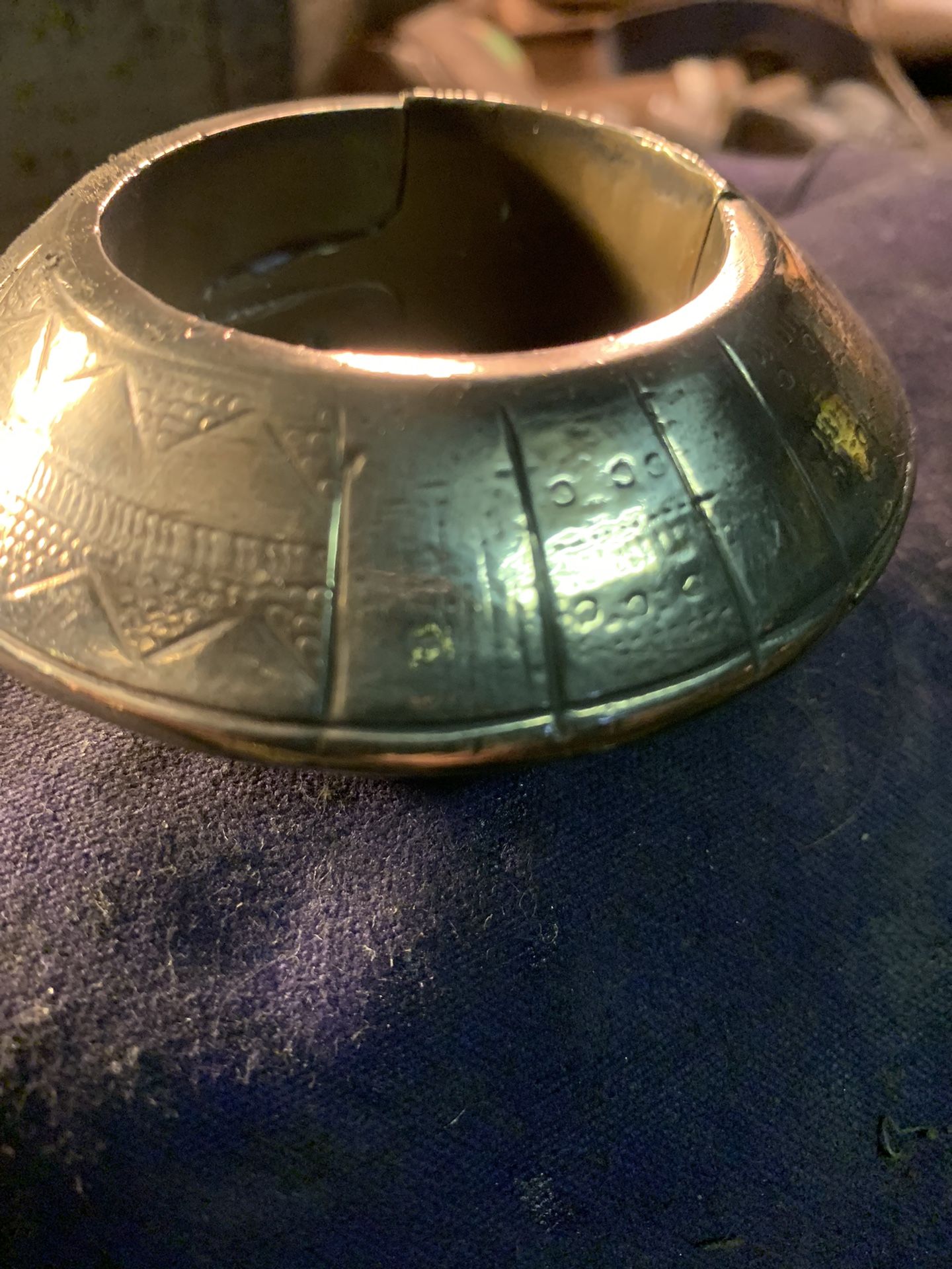 Mexican Brass Paperweights, Bracelets??