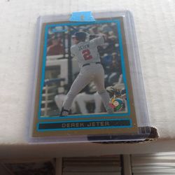 2009 Topps Derek Jeter Gold Frame Border