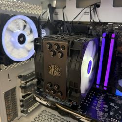 Cooler Master Hyper 212 Black Edition + Dual Corsair Fans — Excellent Condition