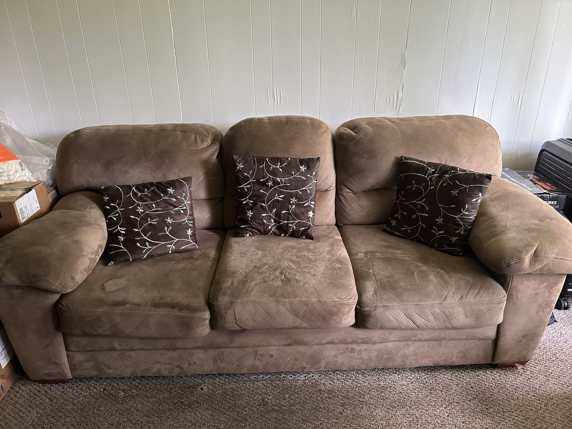 Moving Sale Cheap Sofa/Loveseat