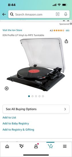 Ion Profile Pro USB Turntable with Input. 