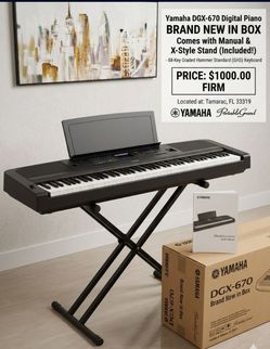 Piano Yamaha DGX-670