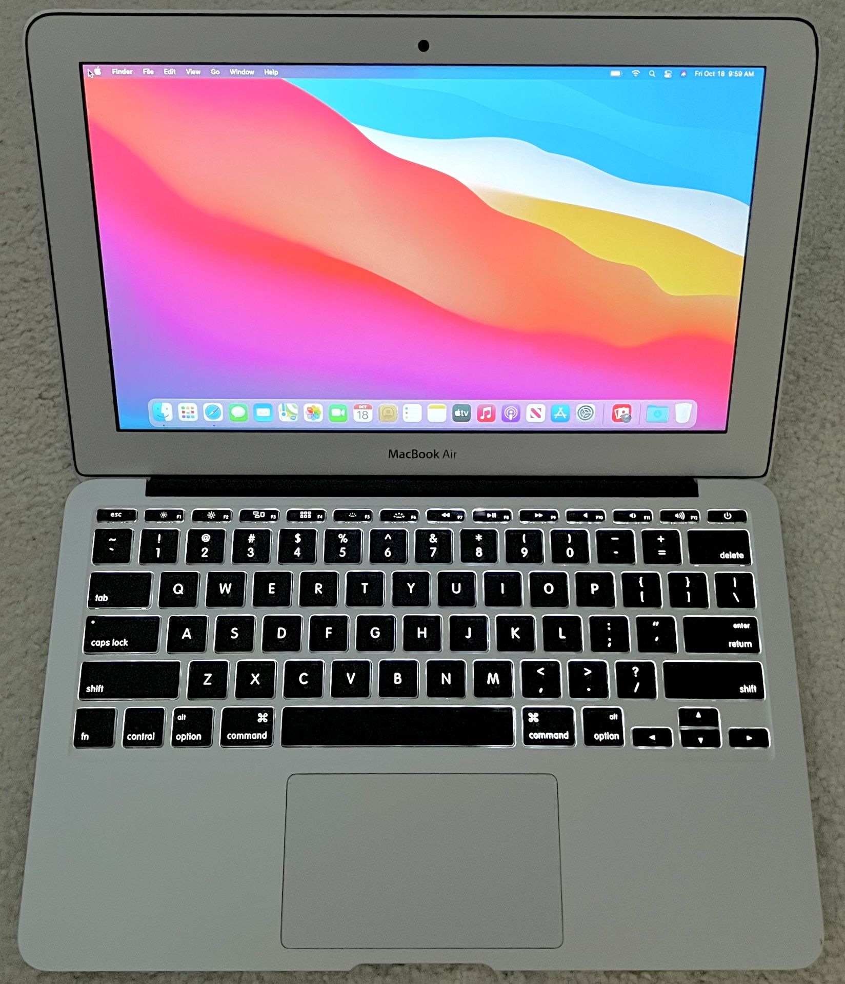 Apple MacBook Air A1465 (11” Mid-2013) i5-4250U 1.3GHz 4GB 128GB SSD Big Sir Laptop