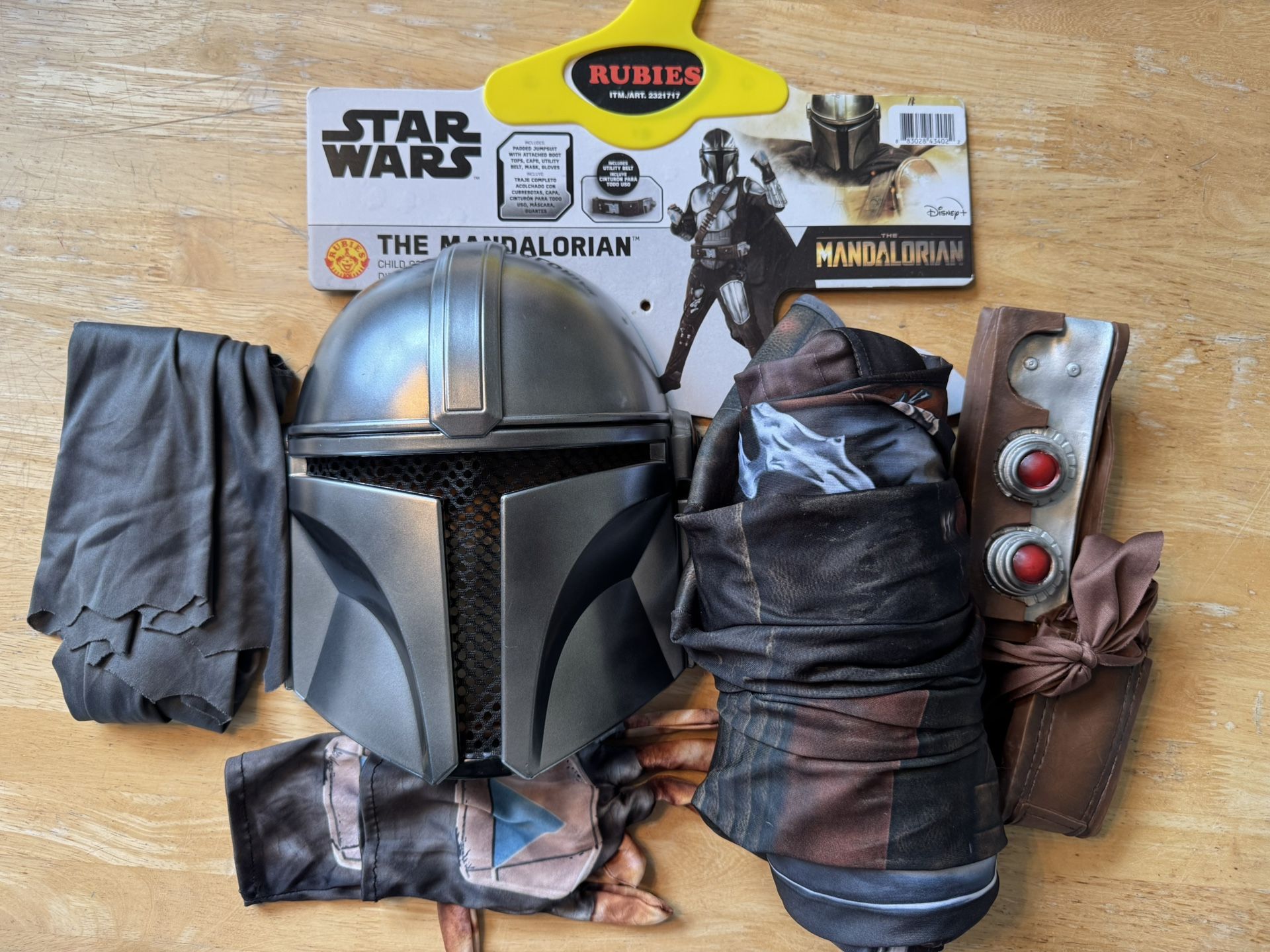 Star Wars The Mandalorian Kids Costume Youth Size Small 5-6