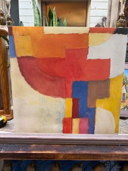 Oil, abstract canvas