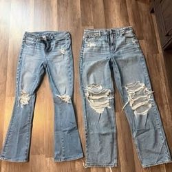 American Eagle And Aeropostale Jeans 