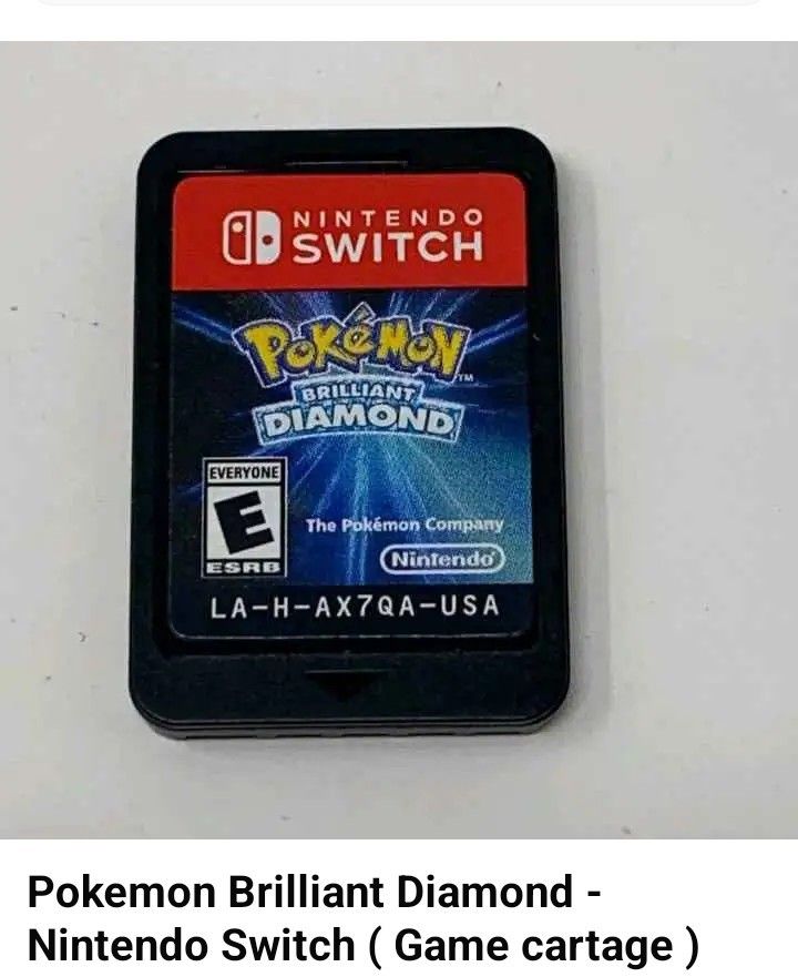 Nintendo switch
Pokemon brilliant diamond
( Game ) Nintendo Switch