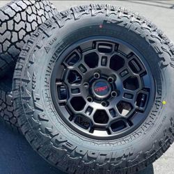 NEW 17” RIMS and TIRES Toyota Tacoma 4runner Tundra Sequoia FJ Cruiser 18” Wheels TRD Lexus GX460 GX470 PRO Black Bronze Silver 265/70R17 Falken AT4W