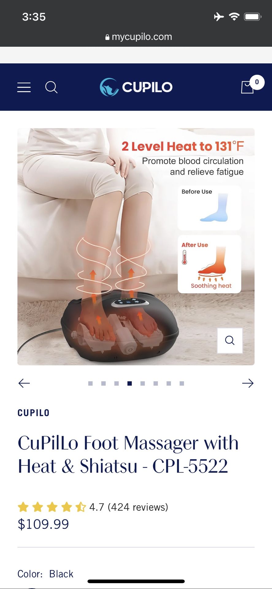 Sealed New Foot Massager+heater