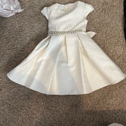 Girls White/off White Dress