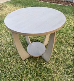New Rustic Farmhouse Wooden End Table