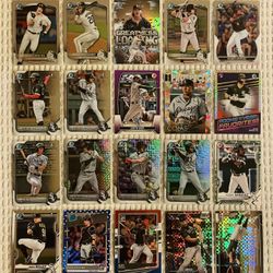 Chicago White Sox 40 Card Baseball Lot! Rookies, Prospects, Refractors, Prizms, Short Prints, Variations & More!