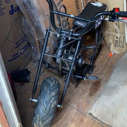 mini bike 99cc straight pipe exhaust 