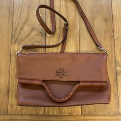 New, Never Used Tory Burch Taylor Convertible Fold Over Crossbody Bag