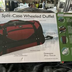 Split-Case Wheeled Duffel