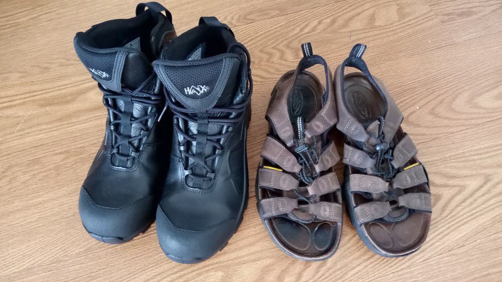 Haix Boots Keen Sandals 