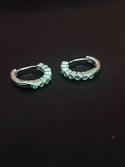 Sterling silver with diamonds