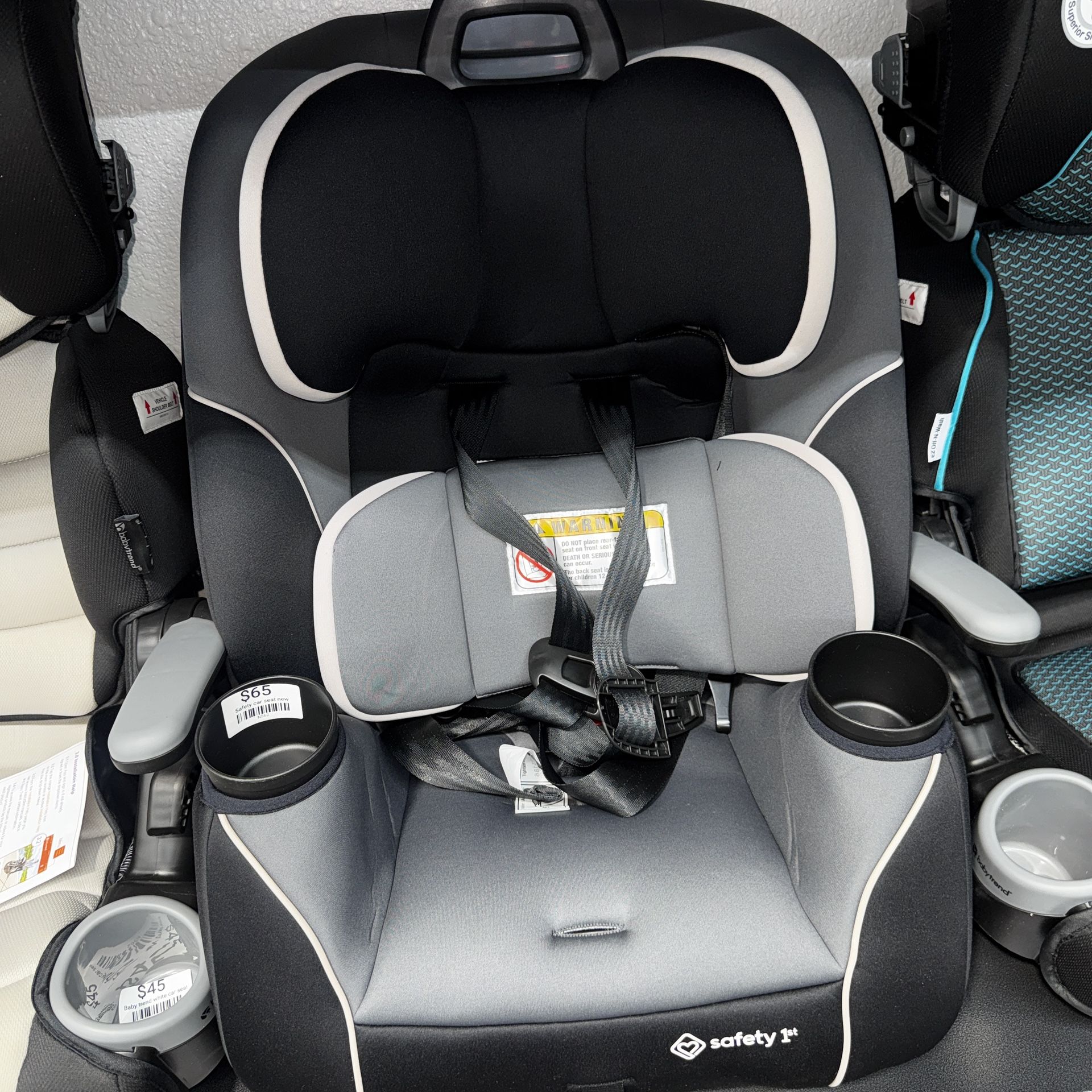 Safety 1st Crosstown Slim All-in-One Convertible Car Seat, City Storm