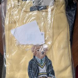 yellow Polo Bear Sweater 2XL