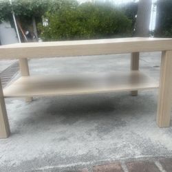 Natural Wood Coffee Table