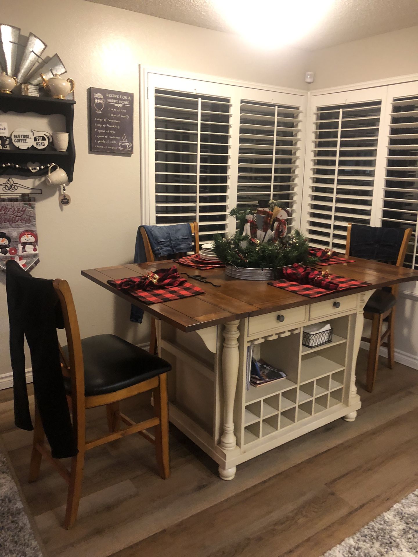 Farmhouse Table with Chairs