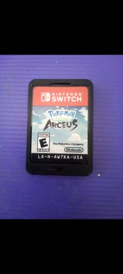 Pokemon Arceus Nintendo switch game