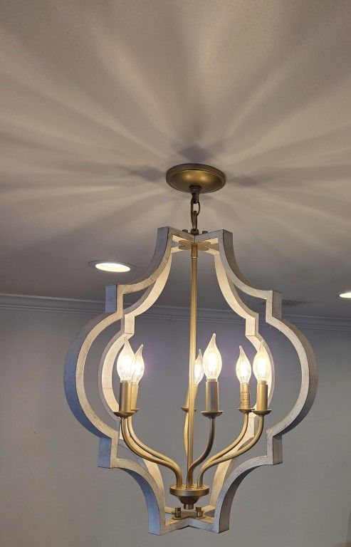 6- Light Pendant Chandelier