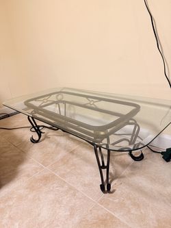 Glass Coffee Table Set
