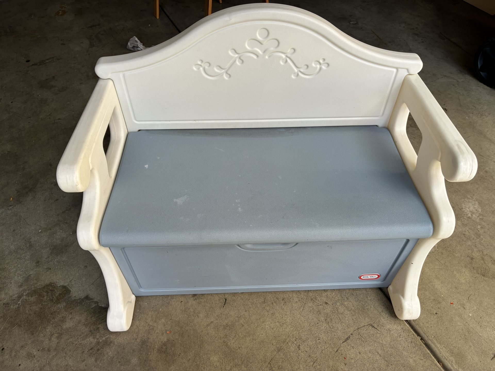 Vintage Little Tikes Storage Bench 