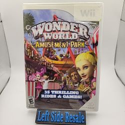 Wonder World Amusement Park ( Nintendo Wii ) - CIB -
