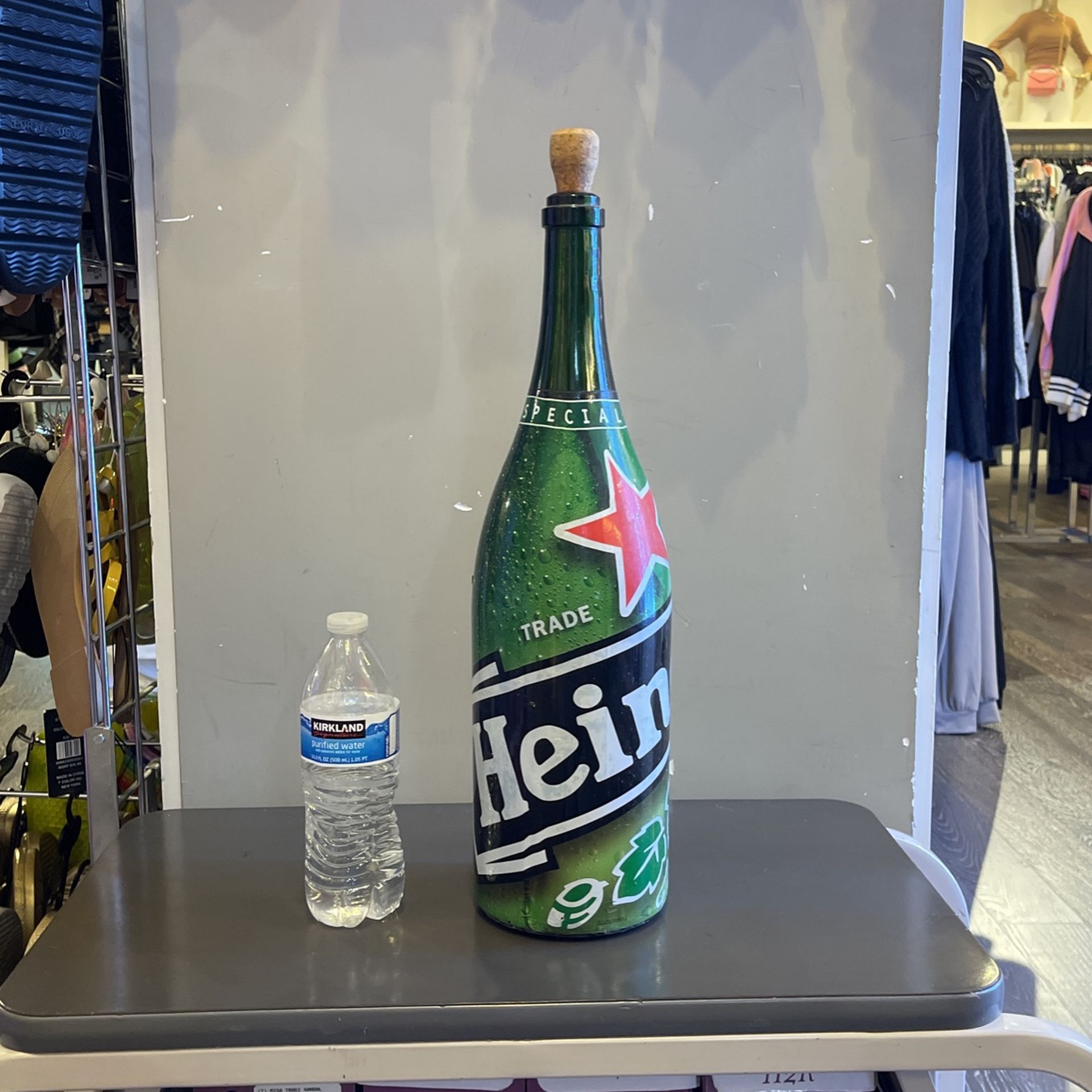 Special Edition Heineken Bottle Collectibles !! 20”h 18”w