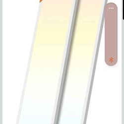 LED Panel Ceiling Lights 1x4 2 Pack Dimmable Flat Fixture for Garage Kitchen