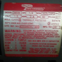Dayton 1/4 HP Electric motor