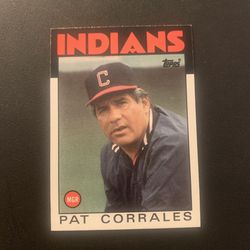 Raw Pat Corrales Topps Baseball Card