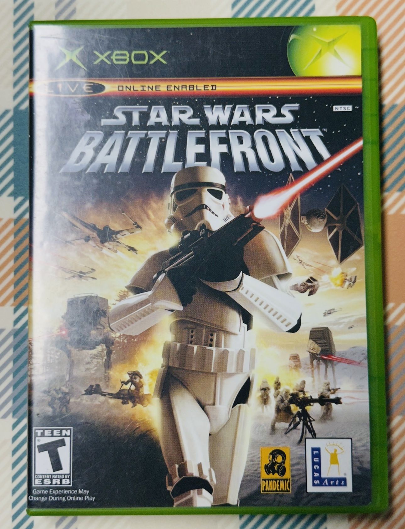 Star Wars: Battlefront (Microsoft Xbox, 2004) With Manual Tested/Works J179